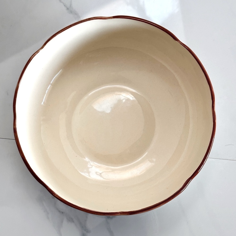 Franciscan Earthenware Apple 8.25” Serving Bowl Vintage 1964-66 Handpain… - Picture 3 of 5